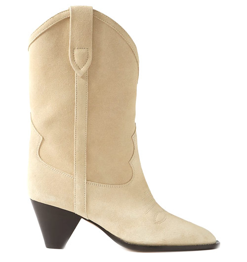 Luliette embroidered suede ankle boots, Isabel Marant